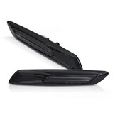 Zijkant knipperlichten geschikt voor BMW F10/F11 2010-2013 - LED smoke zwart