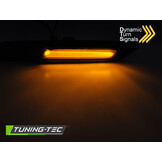 Zijkant knipperlichten geschikt voor BMW F10/F11 2010-2013 - LED smoke zwart