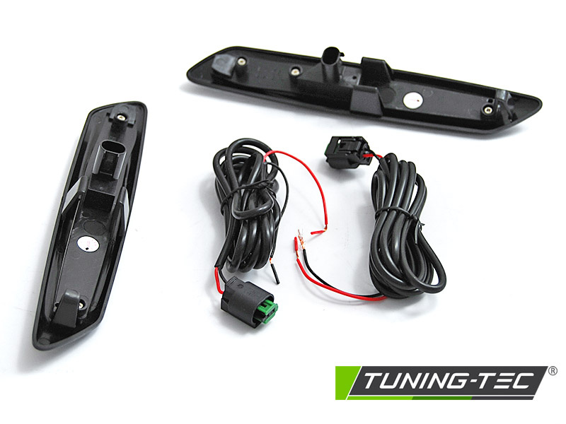 Zijkant knipperlichten geschikt voor BMW F10/F11 2010-2013 - LED smoke zwart