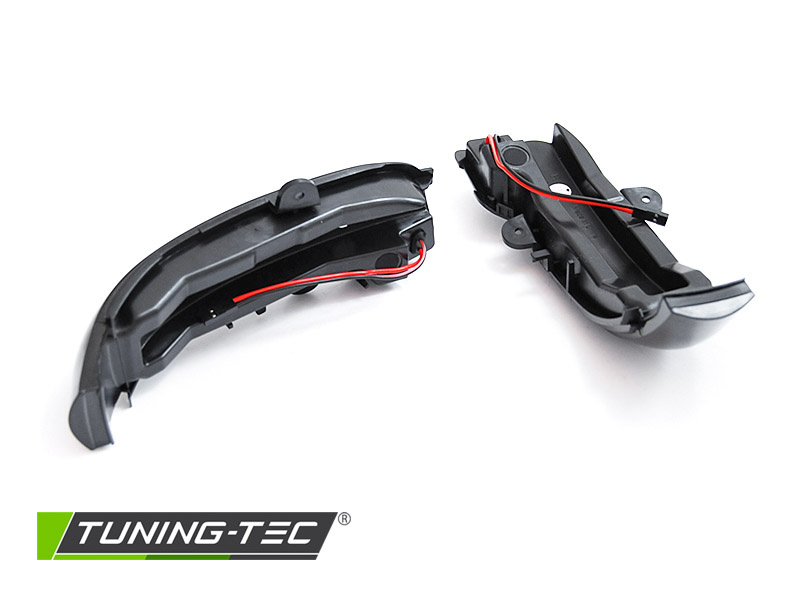 Spiegelknipperlichten MERCEDES C-klasse sedan, t-model,, sport coupe 2000-2007 - LED smoke