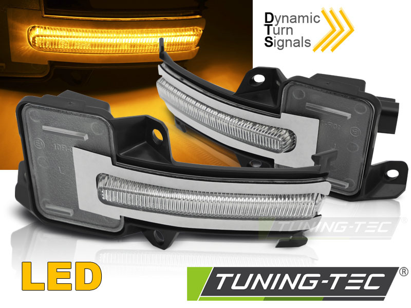 Spiegelknipperlichten geschikt voor HONDA CIVIC X 2016-2021 - LED wit