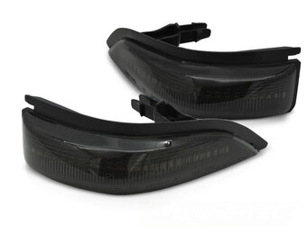 Spiegelknipperlichten TOYOTA YARIS III 2011-2019 - LED smoke