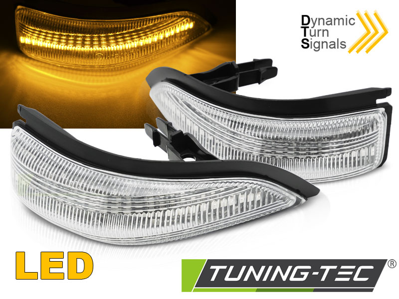 Spiegelknipperlichten TOYOTA YARIS III 2011-2019 - LED wit