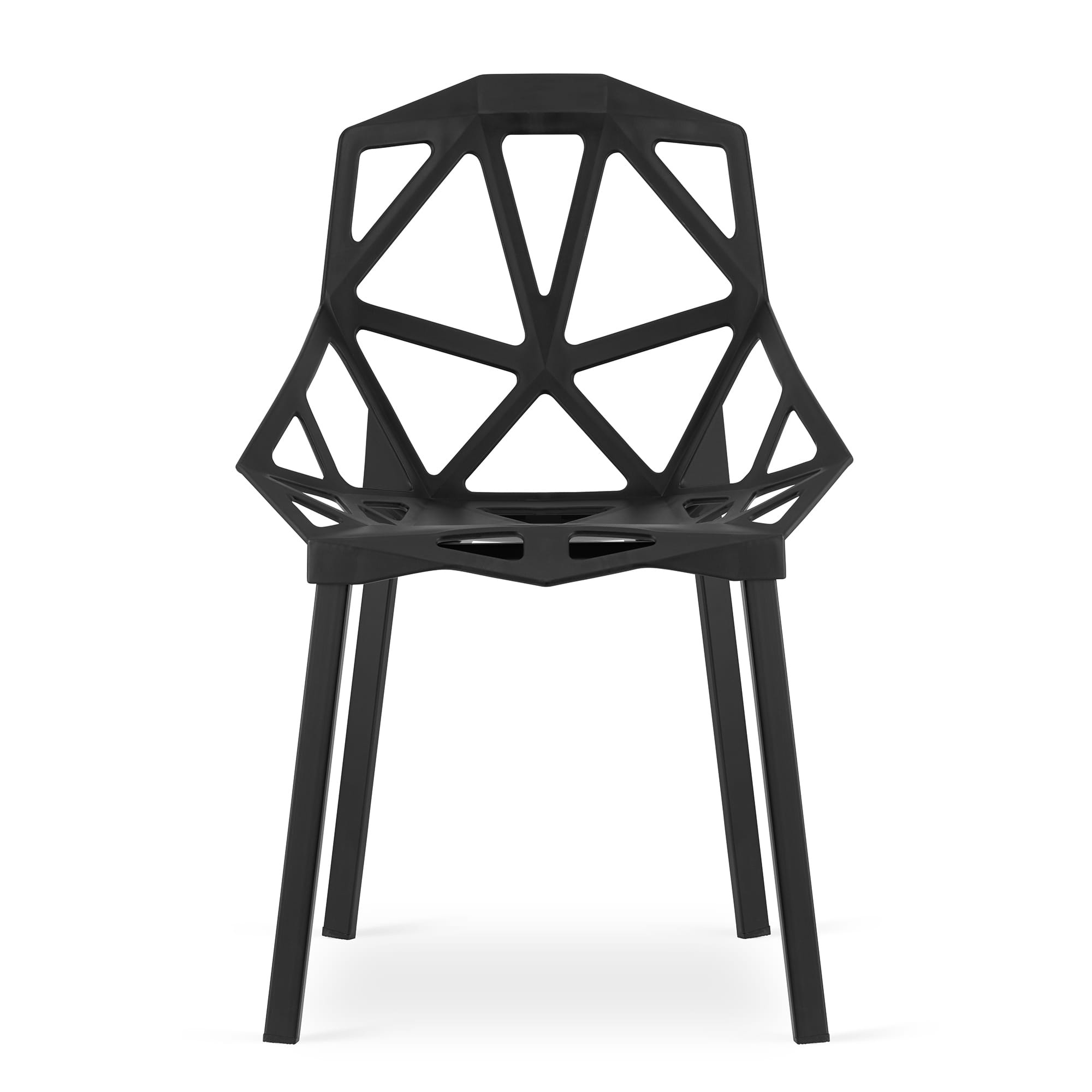 Eetkamerstoelen ESSEN - set van 3 - zwart