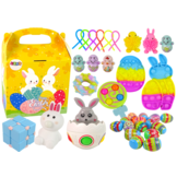 Fidget Toys - 37 stuks - thema pasen - kleurrijk