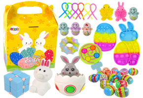 Fidget Toys - 37 stuks - thema pasen - kleurrijk
