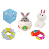 Fidget Toys - 37 stuks - thema pasen - kleurrijk