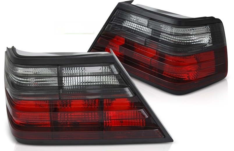 Achterlichten MERCEDES W124 E-KLASSE 1985-1995 - rood smoke