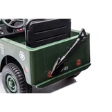 Elektrische kinderauto - JEEP WILLYS - 110x60x58cm - legergroen
