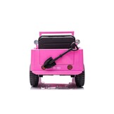 Elektrische kinderauto - JEEP WILLYS - 110x60x58cm - roze