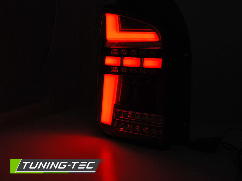 Achterlichten voor VW T5 04.2003-2009 - LED - zwart smoke