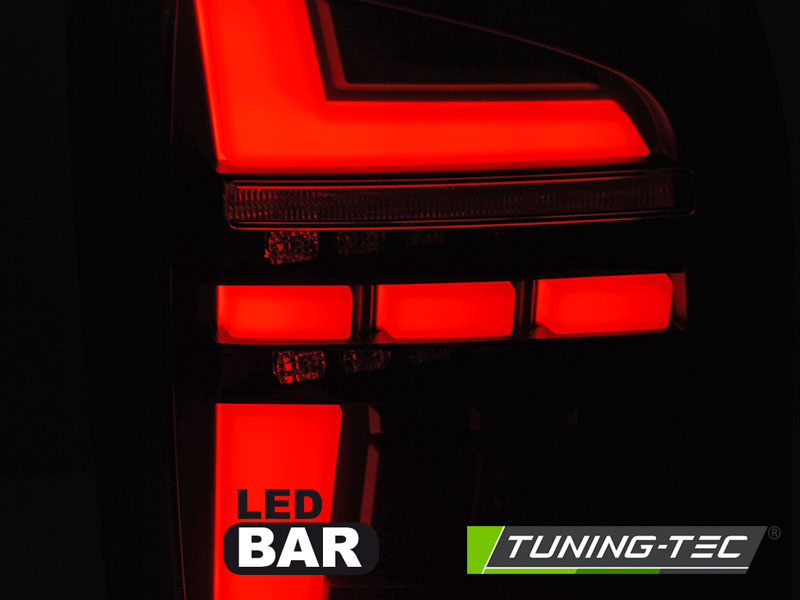 Achterlichten voor VW T5 04.2003-2009 - LED - zwart smoke