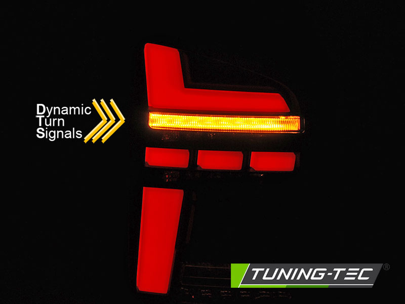 Achterlichten voor VW T5 04.2003-2009 - LED - zwart smoke