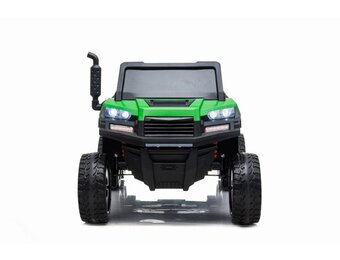 Elektrische trekker - pick-up - 150x79x72cm - 2x12V - groen