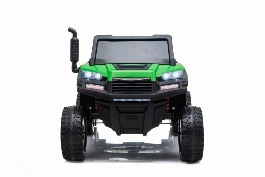 Elektrische trekker - pick-up - 150x79x72cm - 2x12V - groen