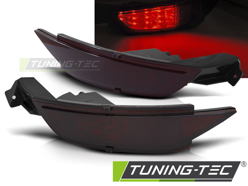 Mistlampen FORD FIESTA MK7 hatchback 2008-2016 - LED - rood smoke