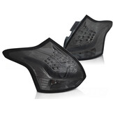 Achterlichten geschikt voor FORD FOCUS 3 2011-10.2014 hatchback - LED - smoke