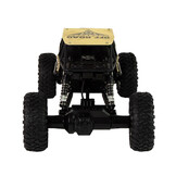 Bestuurbare auto - offroad - RC - 26x14x17cm - zwart goud