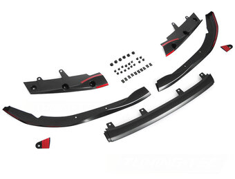Voorspoiler BMW G22 G23 vanaf 2020 - performance - mat zwart