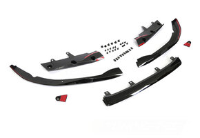 Voorspoiler geschikt voor BMW G22 G23 vanaf 2020 - performance - glanzend zwart