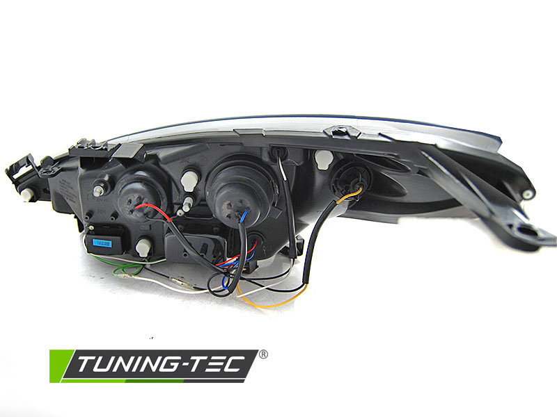 Koplampen PEUGEOT 207 05.2006-06.2012 - DRL - chroom