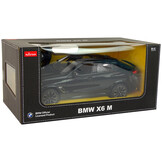 Bestuurbare auto - RC - BMW X6 M - 35x13x14cm - 1:14 - zwart