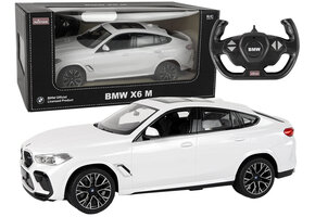 Bestuurbare auto - RC - BMW X6 M - 35x13x14cm - 1:14 - wit