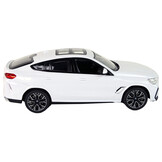 Bestuurbare auto - RC - BMW X6 M - 35x13x14cm - 1:14 - wit