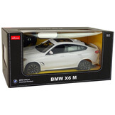Bestuurbare auto - RC - BMW X6 M - 35x13x14cm - 1:14 - wit