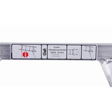 Afstandhouder ladder - muurafhouder - tot 60 cm - telescopisch