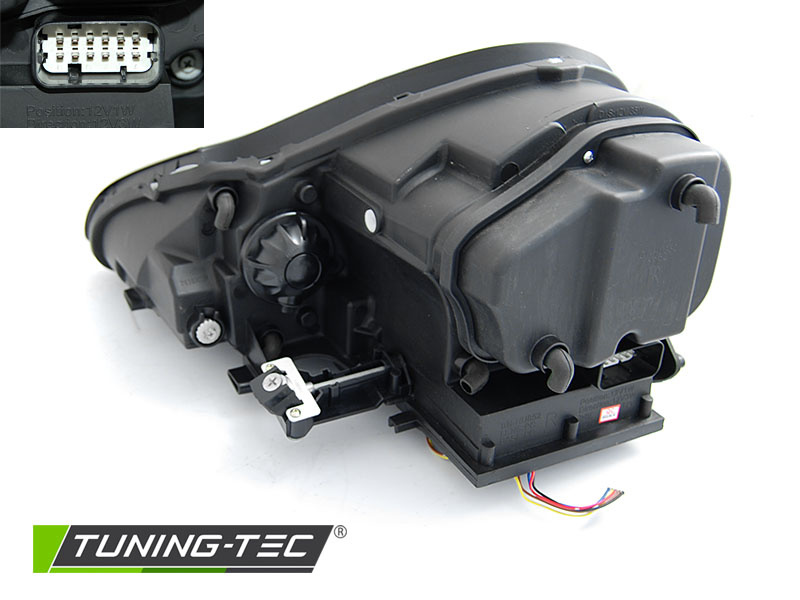 Koplampen PORSCHE CAYENNE 02-06 - xenon - DRL - chroom