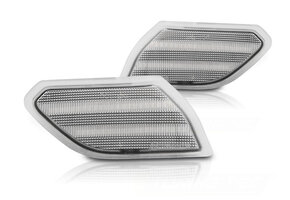 Zijkant knipperlichten JEEP WRANGLER JL vanaf 2018 - LED - chroom