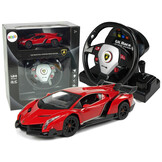 Bestuurbare auto - RC - Lamborghini Veneno - 18x8x5cm - rood