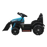 Elektrische trekker - 87x42,5x44,5cm - tot 3 km/u - blauw