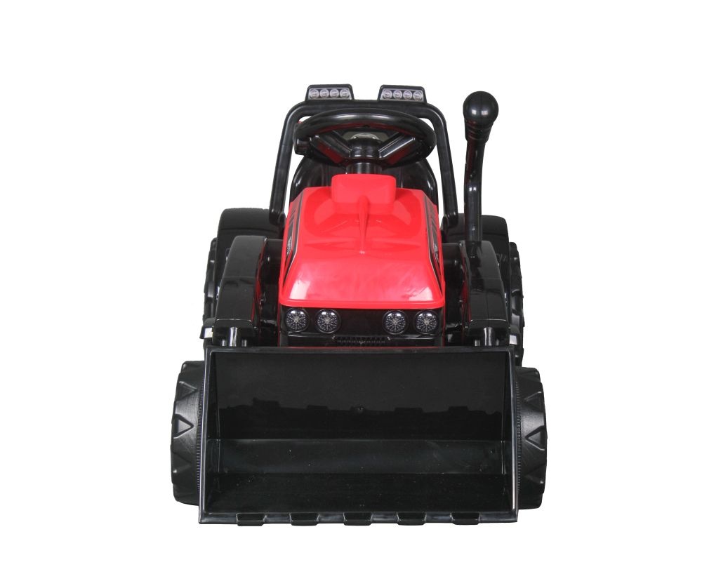 Elektrische trekker - 87x42,5x44,5cm - tot 3 km/u - rood