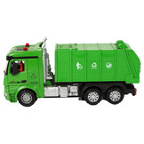 Bestuurbare auto - RC - vuilniswagen - 32x8x15cm - groen