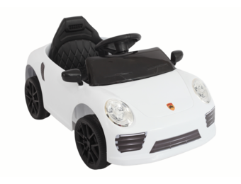 Kleine elektrische auto - kinderauto - 12V - 85x25x46cm - wit