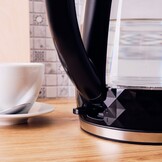 Waterkoker - 1,7l - draadloos - 2200W - 25x22x16,5cm - zwart