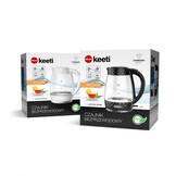 Waterkoker - 1,7l - draadloos - 2200W - 25x22x16,5cm - zwart