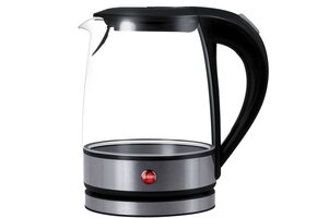 Waterkoker - 1,2L - draadloos - 1200W - RVS, gehard glas