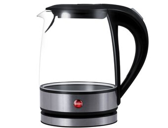 Waterkoker - 1,2L - draadloos - 1200W - RVS, gehard glas