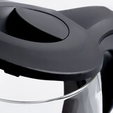 Waterkoker - 1,2L - draadloos - 1200W - RVS, gehard glas