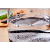 Waterkoker - 1,2L - draadloos - 1200W - RVS, gehard glas