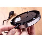 Waterkoker - 1,2L - draadloos - 1200W - RVS, gehard glas