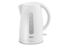 Waterkoker - 1,8L - draadloos - 2000W - deksel met slot - wit