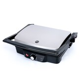Contactgrill - 2000W - verstelbare poten - anti-aanbaklaag - RVS