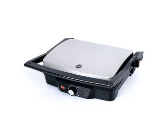 Contactgrill - 2000W - verstelbare poten - anti-aanbaklaag - RVS