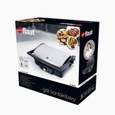 Contactgrill - 2000W - verstelbare poten - anti-aanbaklaag - RVS