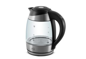 Waterkoker - 1,8L - temperatuurregeling - 24,5x22x16cm - zwart