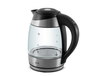 Waterkoker - 1,8L - temperatuurregeling - 24,5x22x16cm - zwart